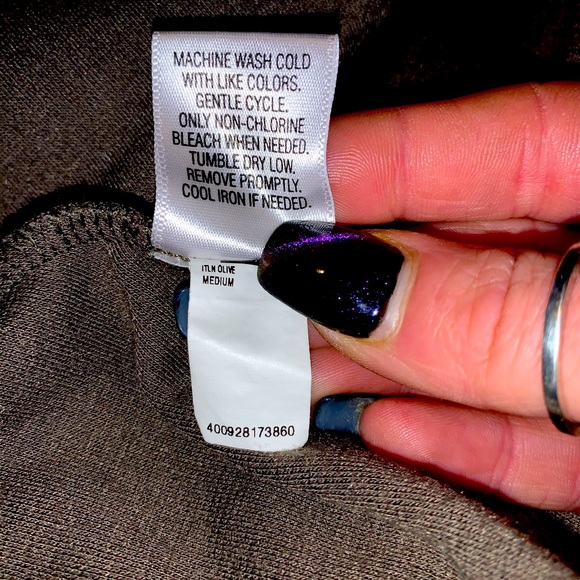 Simply Vera by Vera Wang Olive High Low Skirt Sz M - Picture 11 of 15